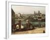 View of Munich from Haidhausen with River Isar in Centre, 1761-Bernardo Bellotto-Framed Giclee Print