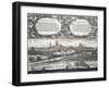 View of Munich in 1693-Michael Wening-Framed Giclee Print