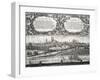 View of Munich in 1693-Michael Wening-Framed Giclee Print