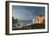 View of Murano from the Island San Pietro Di Castello, 18th Century-Canaletto-Framed Giclee Print