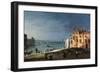 View of Murano from the Island San Pietro Di Castello, 18th Century-Canaletto-Framed Giclee Print