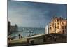View of Murano from the Island San Pietro Di Castello, 18th Century-Canaletto-Mounted Giclee Print