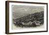 View of Murree, One of the Sanitariums in India, from the Observatory Hill-null-Framed Giclee Print