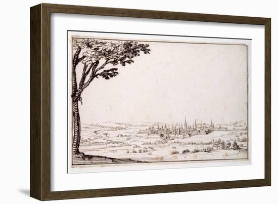 View of Nancy-Jacques Callot-Framed Giclee Print