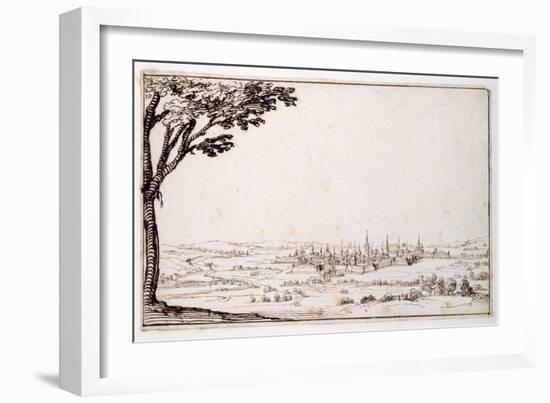 View of Nancy-Jacques Callot-Framed Giclee Print