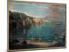 View of Naples from Posillipo, by Gaspar Van Wittel known as Gaspare Vanvitelli,-Gaspar Van Wittel-Mounted Art Print