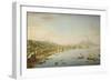 View of Naples from Posillipo with the Riviera Di Chiaia-Antonio Joli-Framed Giclee Print