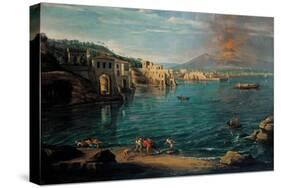 View of Naples from Posillipo-Gaspar van Wittel-Stretched Canvas