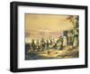 View of Naples from Posillipo-Consalvo Carelli-Framed Giclee Print