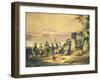 View of Naples from Posillipo-Consalvo Carelli-Framed Giclee Print