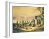 View of Naples from Posillipo-Consalvo Carelli-Framed Giclee Print