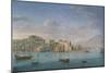 View of Naples from the Sea-Hendrick Van Lint-Mounted Giclee Print