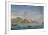 View of Naples from the Sea-Hendrick Van Lint-Framed Giclee Print