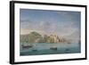 View of Naples from the Sea-Hendrick Van Lint-Framed Giclee Print