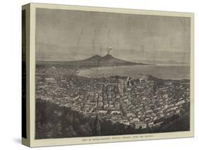 View of Naples, Showing Vesuvius Tranquil after the Eruption-null-Stretched Canvas