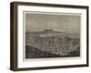 View of Naples, Showing Vesuvius Tranquil after the Eruption-null-Framed Giclee Print