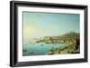 View of Naples with the Castel Nuovo-Antonio Joli-Framed Giclee Print