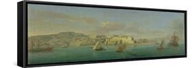 View of Naples-Vanvitelli (Gaspar van Wittel)-Framed Stretched Canvas