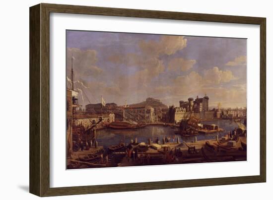 View of Naples-Gaspar van Wittel-Framed Giclee Print