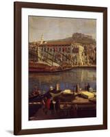 View of Naples-Gaspar van Wittel-Framed Giclee Print