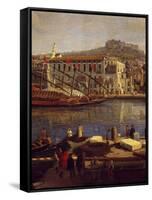 View of Naples-Gaspar van Wittel-Framed Stretched Canvas