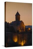 View of Narikala Fortress and St. Nicholas Church, Tbilisi, Georgia, Caucasus, Central Asia, Asia-Jane Sweeney-Stretched Canvas