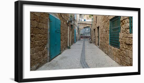 View of narrow alley, Acre (Akko), Israel-null-Framed Photographic Print