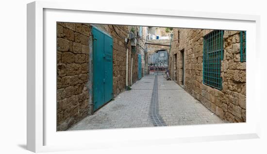 View of narrow alley, Acre (Akko), Israel-null-Framed Photographic Print
