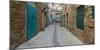 View of narrow alley, Acre (Akko), Israel-null-Mounted Photographic Print