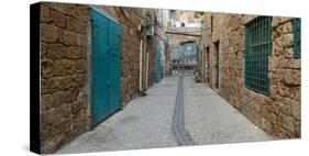 View of narrow alley, Acre (Akko), Israel-null-Stretched Canvas