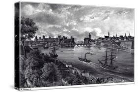 View of Narva, C. 1850-Wilhelm Siegfried Stavenhagen-Stretched Canvas