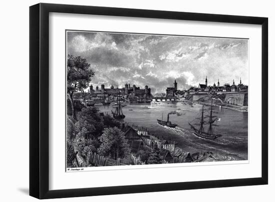 View of Narva, C. 1850-Wilhelm Siegfried Stavenhagen-Framed Giclee Print