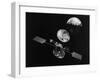 View of NASA Satellite Orbiting Earth-null-Framed Photographic Print