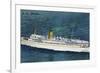 View of Nassau Cruises Liner SS Florida-Lantern Press-Framed Art Print