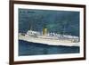 View of Nassau Cruises Liner SS Florida-Lantern Press-Framed Art Print