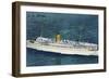 View of Nassau Cruises Liner SS Florida-Lantern Press-Framed Art Print