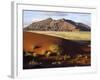 View of Naukluft Mountains from Elim Dune Near Sesriem in Namib-Naukluft National Park, Namibia-Julian Love-Framed Photographic Print