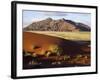 View of Naukluft Mountains from Elim Dune Near Sesriem in Namib-Naukluft National Park, Namibia-Julian Love-Framed Photographic Print