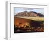 View of Naukluft Mountains from Elim Dune Near Sesriem in Namib-Naukluft National Park, Namibia-Julian Love-Framed Photographic Print