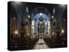 View of Nave of Basilica-Sanctuary of St Aloysius Gonzaga-null-Stretched Canvas