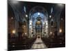View of Nave of Basilica-Sanctuary of St Aloysius Gonzaga-null-Mounted Giclee Print