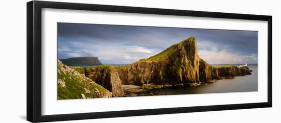 View of Neist Point Peninsula, Isle of Skye, Scotland-null-Framed Photographic Print