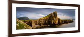 View of Neist Point Peninsula, Isle of Skye, Scotland-null-Framed Photographic Print