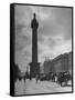 View of Nelson's Pillar in Dublin-Hans Wild-Framed Stretched Canvas