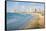 View of Neve Tzedek district skyline and Mediterranean in the evening, Tel Aviv, Israel, Middle Eas-Alexandre Rotenberg-Framed Stretched Canvas