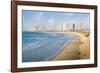 View of Neve Tzedek district skyline and Mediterranean in the evening, Tel Aviv, Israel, Middle Eas-Alexandre Rotenberg-Framed Photographic Print