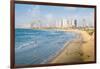 View of Neve Tzedek district skyline and Mediterranean in the evening, Tel Aviv, Israel, Middle Eas-Alexandre Rotenberg-Framed Photographic Print