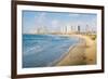 View of Neve Tzedek district skyline and Mediterranean in the evening, Tel Aviv, Israel, Middle Eas-Alexandre Rotenberg-Framed Photographic Print