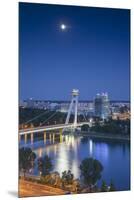 View of New Bridge at Dusk, Bratislava, Slovakia-Ian Trower-Mounted Premium Photographic Print