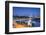 View of New Bridge at Dusk, Bratislava, Slovakia-Ian Trower-Framed Premium Photographic Print